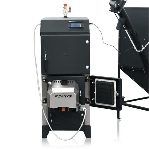 Пеллетний котел 40 кВт FOCUS диапазон мощности (6-50кВт) КПЛ50-50 фото