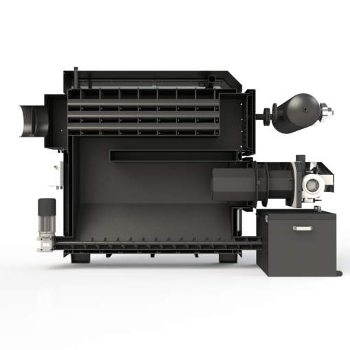 Пелетний котел 150 кВт FOCUS, діапазон потужності (30-175 кВт) золовидалення + пневмоочищення теплообмінника АПК120-З+П фото