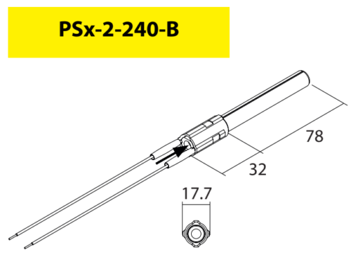 Запальник керамический PSx-2-240-B ЗК фото